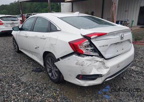 2019 Honda Civic Ex z USA, uszkodzony, nr VIN 19XFC1F30KE018971